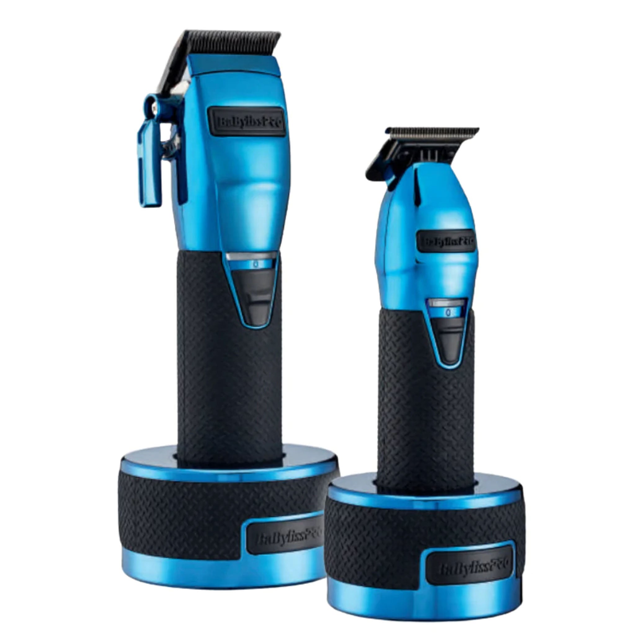BaByliss PRO Limited BLUEFX Boost+ Clipper & Trimmer Set with Charging Base